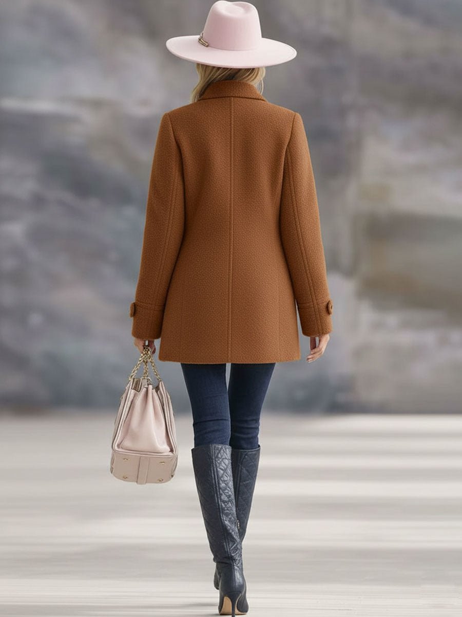 Casual Vintage Pink Polar Fleece Zip-Up Jacket Coat - Image 10